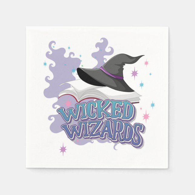 Wicked Wizards Napkin (Front)