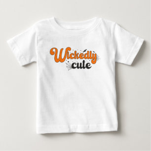 Wickedly cute - pattern for magical Halloween nigh Baby T-Shirt