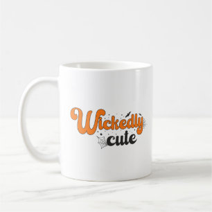 Wickedly cute - pattern for magical Halloween nigh Coffee Mug