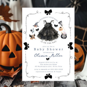 Wickedly Cute Witch Baby Shower Invitation