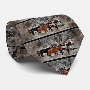 Wickenburg Horses Men's Tie
