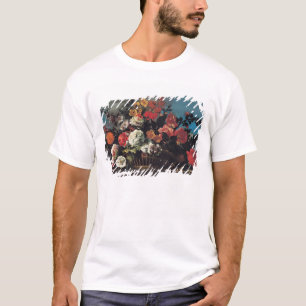 Wicker Basket of Flowers T-Shirt