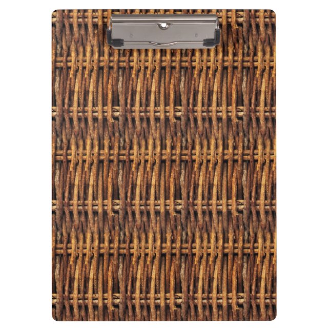 Wicker Basket Pattern Clipboard (Front)