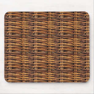 Wicker Basket Pattern Mouse Mat