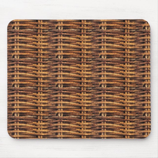 Wicker Basket Pattern Mouse Mat (Front)