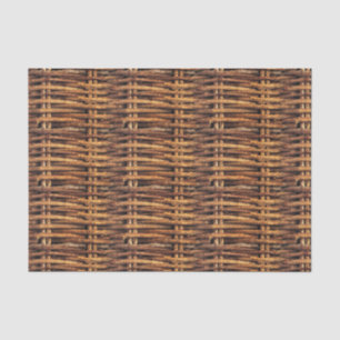 Wicker Basket Pattern Tissue Paper