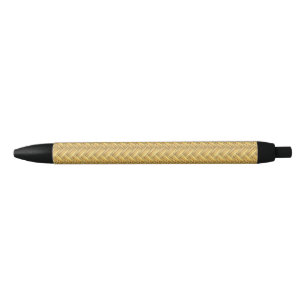 Wicker Basket Weave Seamless Black Ink Pen