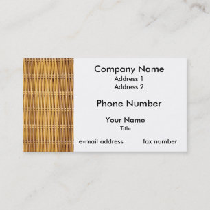 Wicker Business Card