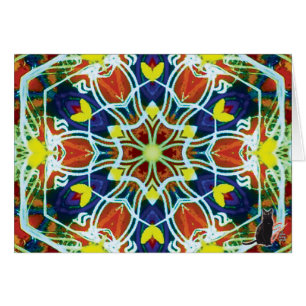 Wicker KC Kaleidoscope Greeting Card
