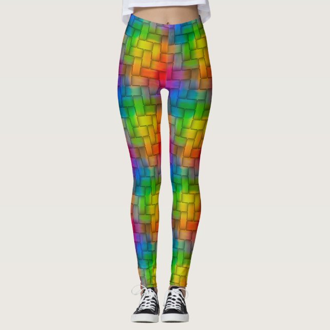 Wicker Rainbow Leggings (Front)
