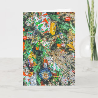 Wicker Reindeer Christmas Card