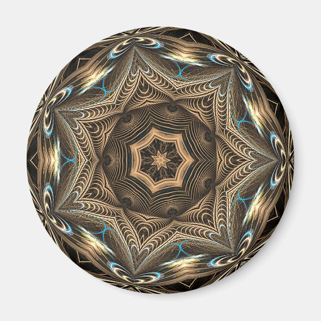 Wicker Star Mandala • Magnet (Front)