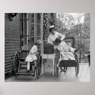 Wicker Wheelchairs, 1920s Poster