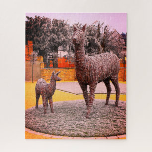 Wickerwork deer jigsaw puzzle