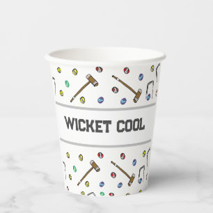 Wicket Cool Croquet Garden Party Pack Picnic Paper Cups