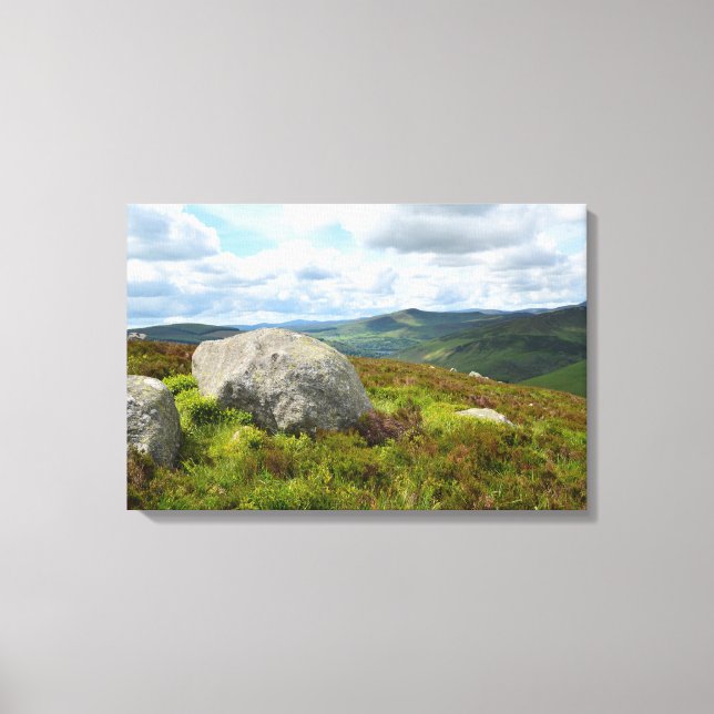 Wicklow mountains, Ireland canvas print (Front)