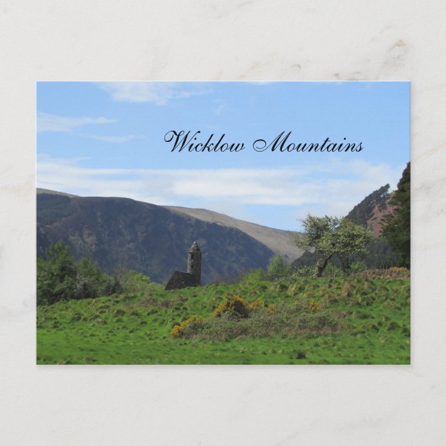 Wicklow Mountains Ireland Irish Country Landscape Postcard (Front)