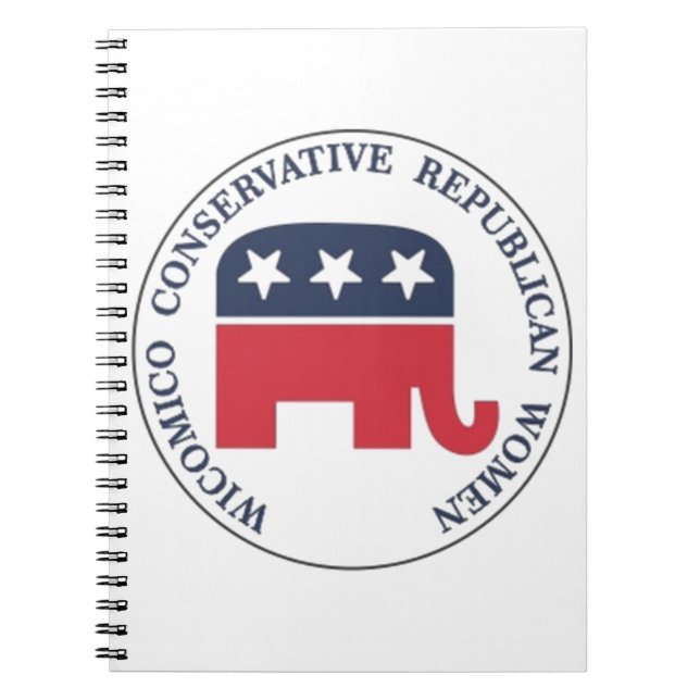 Wicomico Conservative Republican Women Notebook (Front)
