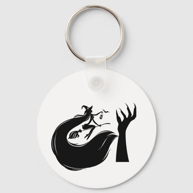 wicther devil design  key ring (Front)