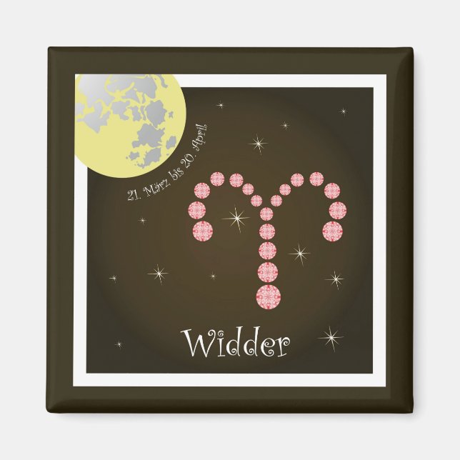 Widder 21. März bis 20. April Magnet (Front)
