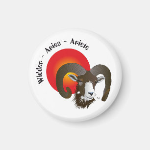 Widder - Tierkreiszeichen Magnet