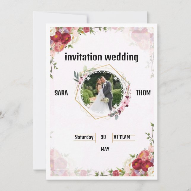 WIDDING INVITATION (Front)