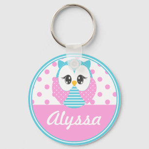Widdle Owl Customised Keychain