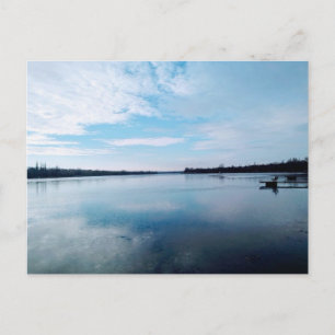 Wide banks of the Dnieper River Postcard