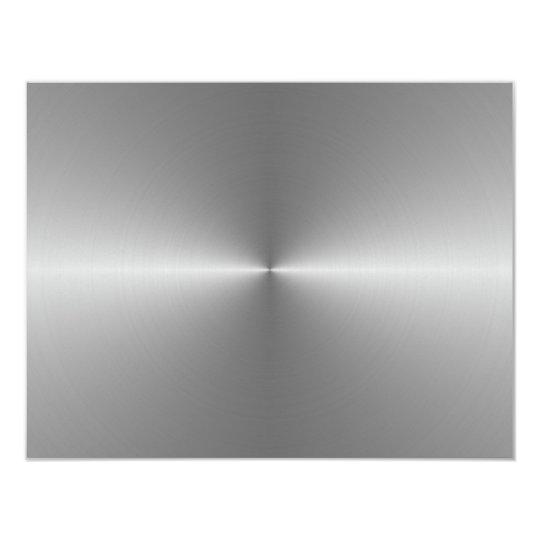 wide circular steel card
