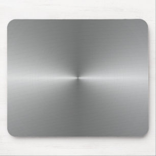 wide circular steel mouse mat