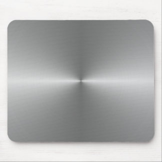 wide circular steel mouse mat