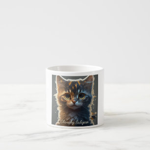 Wide Eye Tortoiseshell Kitten Speciality Mug