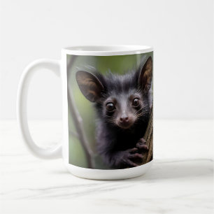 "Wide-Eyed Aye-Aye in a Tree" Coffee Mug