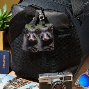Wide Eyed Aye Aye In A Tree, Luggage Tag