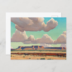 Wide Lands of the Navajo by Maynard Dixon  Invitation Postcard