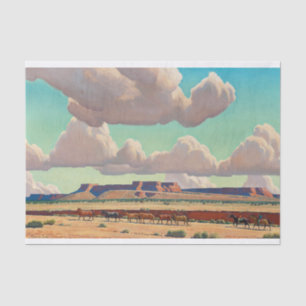 Wide Lands of the Navajo by Maynard Dixon Tissue Paper