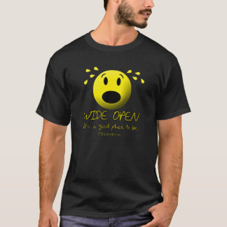 Wide Open Motorcycle Dark Tee Shirt