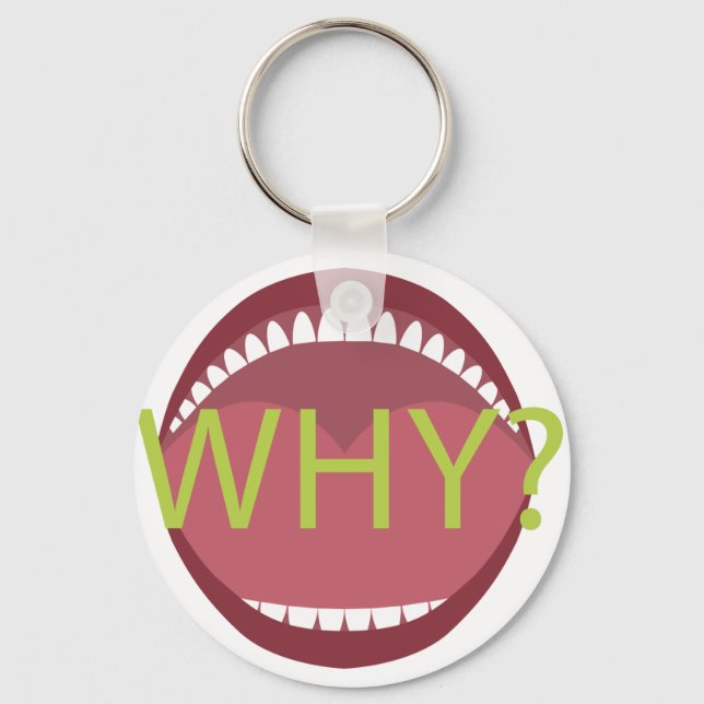 Wide Open Mouth Key Ring (Front)