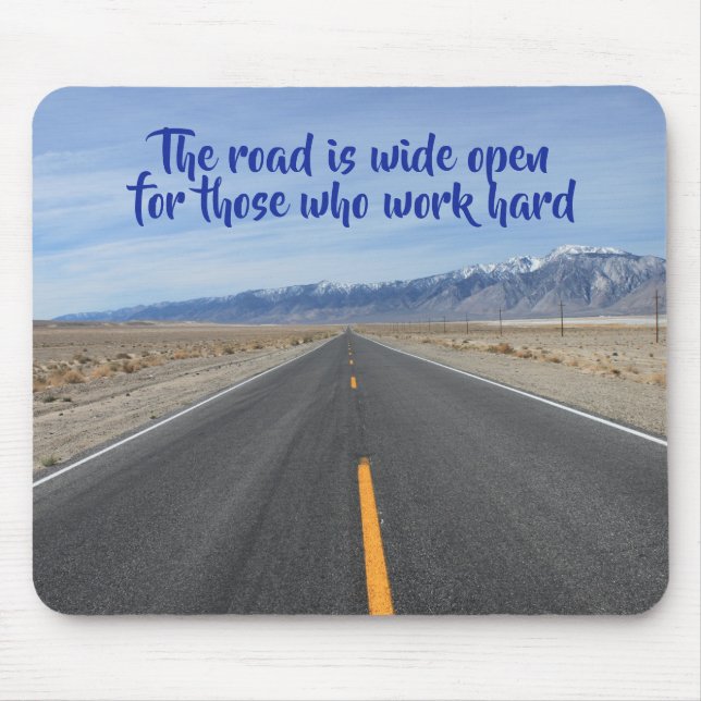 Wide Open Road Mouse Mat (Front)