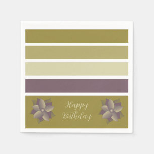 Wide Stripe Design Napkin