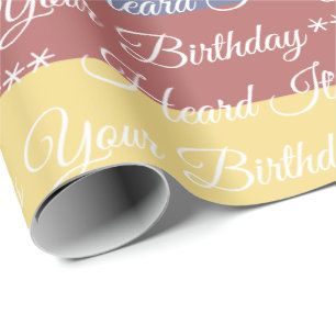 Wide Stripe Design Wrapping Paper