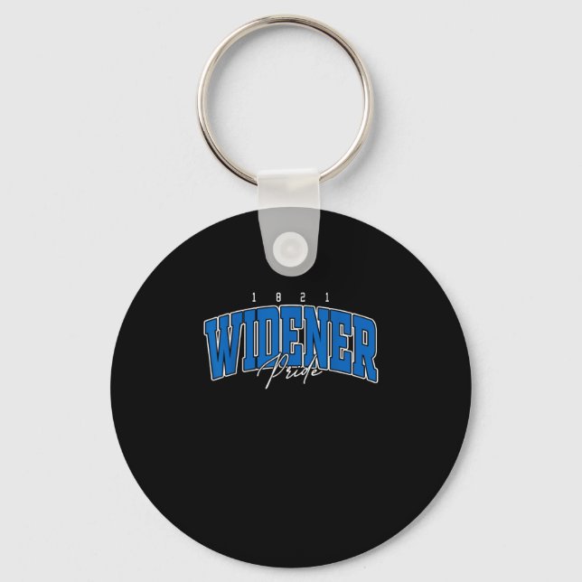 Widener Of Technology Arch Retro For Men Women  Key Ring (Front)