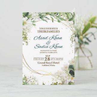 Widening Invitations Card