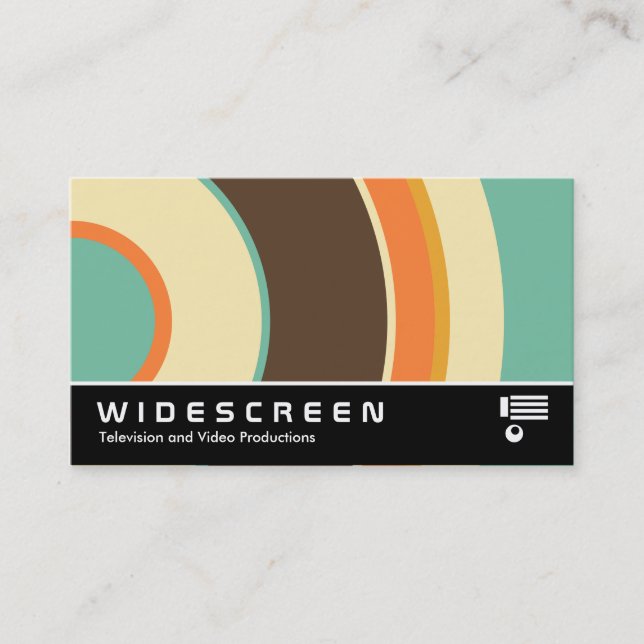Widescreen 0428 - Colourful  Circle 02 Business Card (Front)