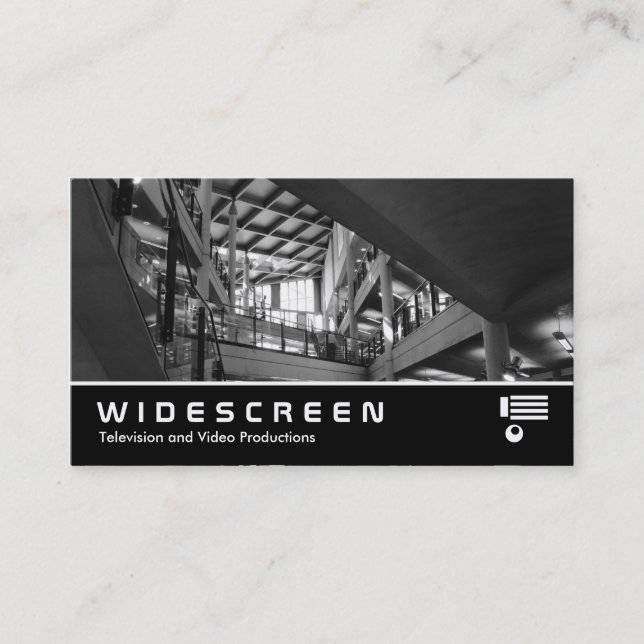 Widescreen 0446 - Modern Interior Business Card (Front)