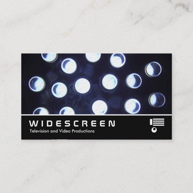 Widescreen 0467 - LED light Business Card (Front)