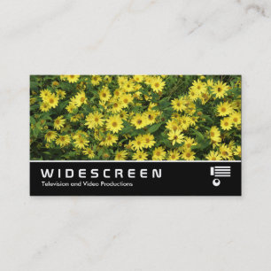 Widescreen 0469 - Yellow Daisies Business Card