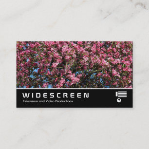 Widescreen 0473 - Pink Cherry Blossom Business Card