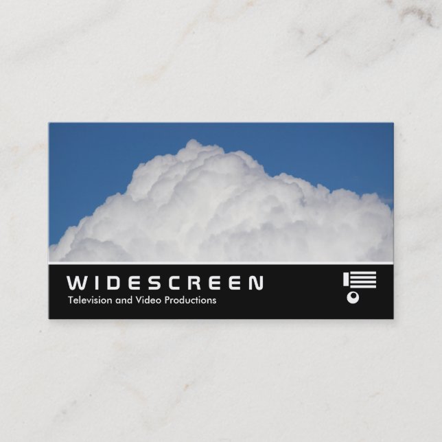 Widescreen 0476 - Cumulus Cloud Business Card (Front)