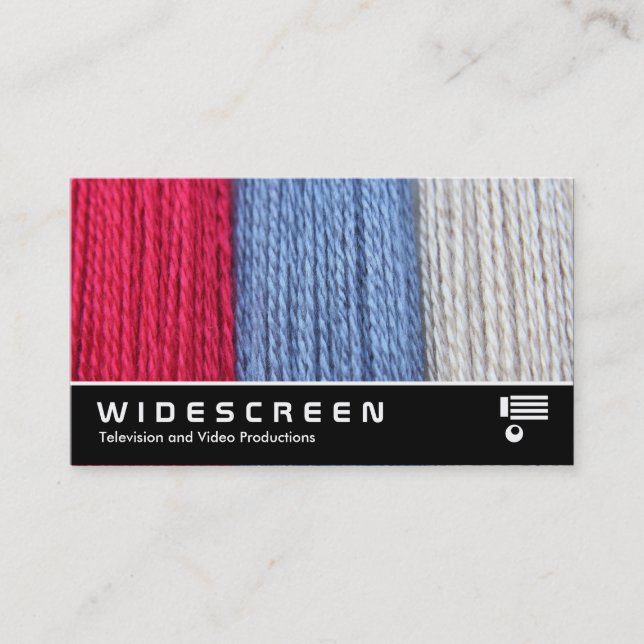 Widescreen 0478 - Darning Thread Business Card (Front)